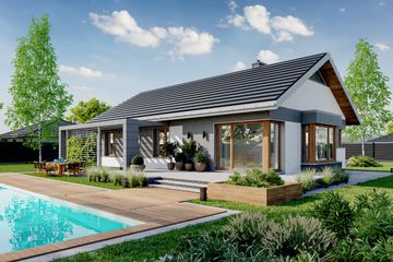  Projekt domu Lambert (1724) (KRD2877) - projekt domu parterowego - Zdjęcie 6