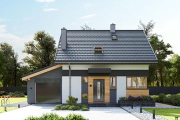  Projekt domu Smyk Nano (1746) (KRD2870) - projekt domu parterowego z poddaszem - Zdjęcie 6