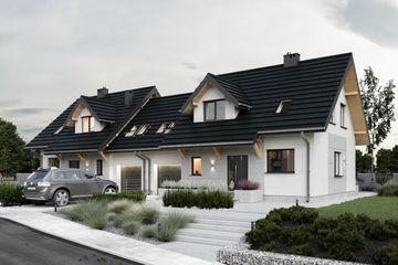  Projekt domu Tosia Duolit (1719) (KRD2871) - projekt domu parterowego z poddaszem - Zdjęcie 3