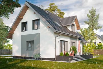  Projekt domu Tosia Prima (1745) (KRD2872) - projekt domu parterowego z poddaszem - Zdjęcie 3