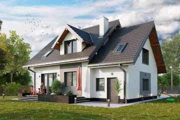  Projekt domu Tosia Prima (1745) (KRD2872) - projekt domu parterowego z poddaszem - Zdjęcie 5