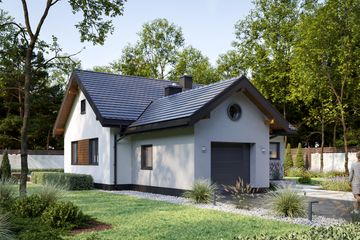  Projekt domu Tymianek (1730) (KRD2880) - projekt domu parterowego - Zdjęcie 5