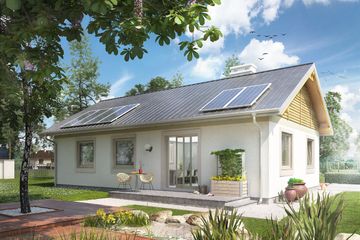  Projekt domu Żuczek 2.2 (1733) (KRD2882) - projekt domu parterowego - Zdjęcie 3