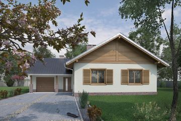  Projekt domu Żuczek As (1744) (KRD2883) - projekt domu parterowego - Zdjęcie 2