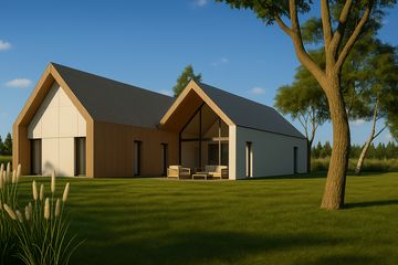  Projekt domu A-50 (PZB1069) - projekt domu parterowego - Zdjęcie 2