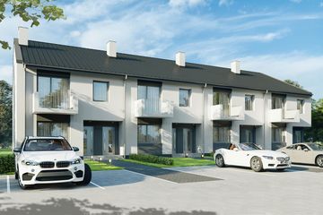  Projekt domu Merlin 1 dwulokalowy - segment p (WRD2993) - projekt domu z pełnym piętrem - Zdjęcie 1