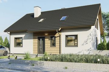  Projekt domu Aurelia B (WRD3043) - projekt domu parterowego z poddaszem - Zdjęcie 1