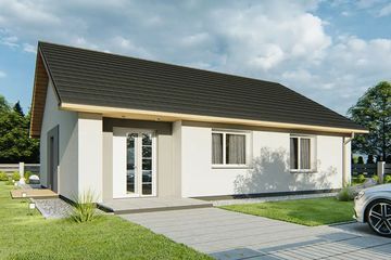  Projekt domu Boss 1 (WRD2934) - projekt domu parterowego - Zdjęcie 1