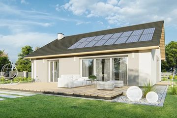  Projekt domu Boss 1 (WRD2934) - projekt domu parterowego - Zdjęcie 2