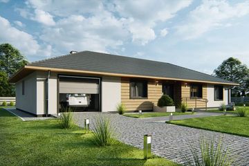  Projekt domu Boss 4 (WRD2936) - projekt domu parterowego - Zdjęcie 1