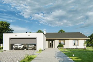  Projekt domu Boss 6 (WRD2938) - projekt domu parterowego - Zdjęcie 1