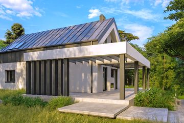  Projekt domu Sej-pro 074 energo (ELW1055) - projekt domu parterowego z poddaszem - Zdjęcie 5