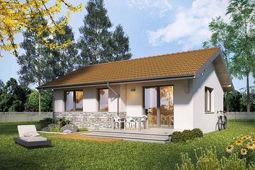 Projekt domu Jeżówka (WRN1510) - projekt domu parterowego - Zdjęcie 2