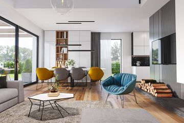  Projekt domu Hiacynt 5 (WAH2061) - projekt domu parterowego - Zdjęcie 7