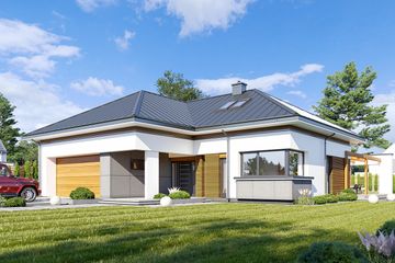  Projekt domu Hiacynt 5 (WAH2061) - projekt domu parterowego - Zdjęcie 5