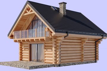  Projekt domu L-305 (SLU1020) - projekt domu parterowego z poddaszem - Zdjęcie 6