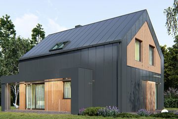  Projekt domu uA193 (WCB1264) - projekt domu parterowego z poddaszem - Zdjęcie 3