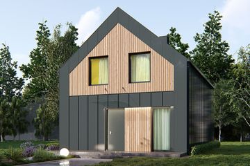  Projekt domu uA193 (WCB1264) - projekt domu parterowego z poddaszem - Zdjęcie 4