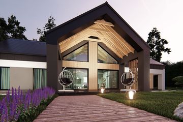  Projekt domu uA200 (WCB1268) - projekt domu parterowego - Zdjęcie 2