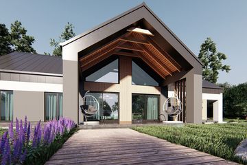  Projekt domu uA200 (WCB1268) - projekt domu parterowego - Zdjęcie 3