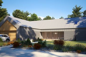  Projekt domu uA201 (WCB1269) - projekt domu parterowego - Zdjęcie 1