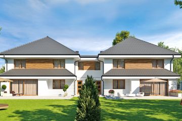  Projekt domu uA203 (WCB1271) - projekt domu z pełnym piętrem - Zdjęcie 2