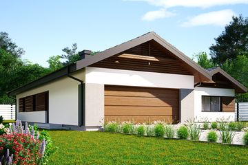  Projekt domu uA210 (WCB1272) - projekt domu parterowego - Zdjęcie 3