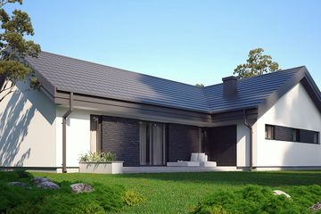  Projekt domu uA211 (WCB1273) - projekt domu parterowego - Zdjęcie 3