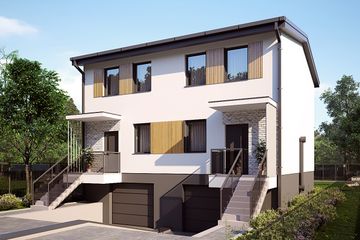  Projekt domu uA212 (WCB1274) - projekt domu z pełnym piętrem - Zdjęcie 1