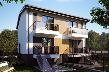  Projekt domu uA212 (WCB1274) - projekt domu z pełnym piętrem - Zdjęcie 3