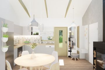  Projekt domu letniskowego D314 (WAI1421) - projekt domu letniskowego parterowego - Zdjęcie 4