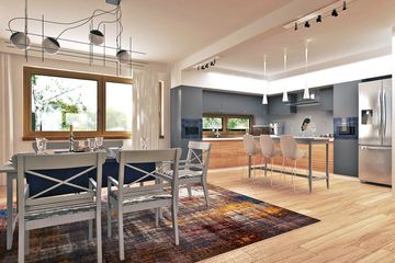  Projekt domu Arnika z garażem 2-st. [A] (WRF2303) - projekt domu parterowego - Zdjęcie 9