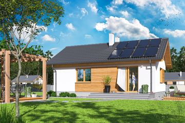  Projekt domu Tiara mini (WOE1165) - projekt domu parterowego - Zdjęcie 3