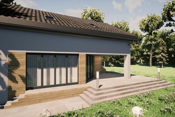  Projekt domu Astrid (WAL1042) - projekt domu parterowego z poddaszem - Zdjęcie 3