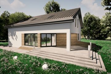  Projekt domu Astrid (WAL1042) - projekt domu parterowego z poddaszem - Zdjęcie 1
