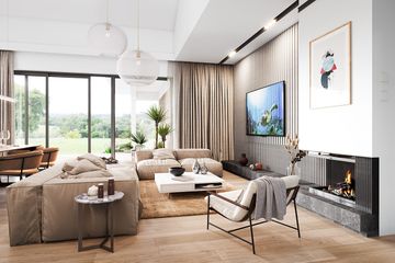  Projekt domu Willa Parterowa 3 (WAH2062) - projekt domu parterowego - Zdjęcie 4