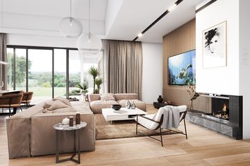  Projekt domu Willa Parterowa 4 (WAH2063) - projekt domu parterowego - Zdjęcie 4