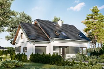  Projekt domu Bartek (1709) (KRD2886) - projekt domu parterowego z poddaszem - Zdjęcie 6