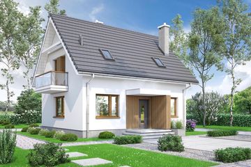  Projekt domu Bueno 3 (WOF1148) - projekt domu parterowego z poddaszem - Zdjęcie 1