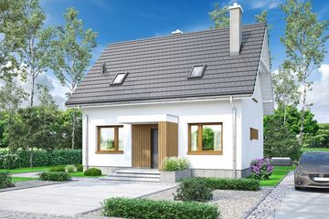  Projekt domu Bueno 3 (WOF1148) - projekt domu parterowego z poddaszem - Zdjęcie 2