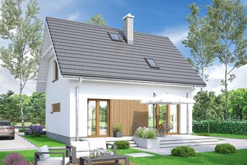  Projekt domu Bueno 3 (WOF1148) - projekt domu parterowego z poddaszem - Zdjęcie 3