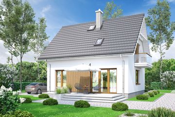  Projekt domu Bueno 3 (WOF1148) - projekt domu parterowego z poddaszem - Zdjęcie 4