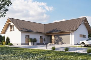  Projekt domu eko Typowy 60 (KKE1057) - projekt domu parterowego - Zdjęcie 5