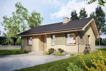  Projekt domu Fiori (WRN1511) - projekt domu parterowego - Zdjęcie 2