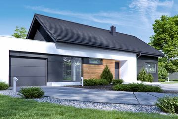  Projekt domu HomeKoncept 44 G1 Ytong (KRX1154) - projekt domu parterowego - Zdjęcie 1