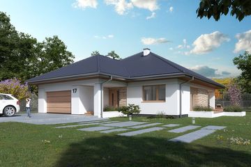  Projekt domu Ariel 9 (BSA2297) - projekt domu parterowego - Zdjęcie 3