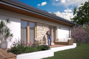  Projekt domu Ariel 9 (BSA2297) - projekt domu parterowego - Zdjęcie 4