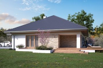  Projekt domu Ariel 9 (BSA2297) - projekt domu parterowego - Zdjęcie 5