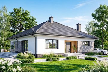  Projekt domu Aloes (WOF1149) - projekt domu parterowego - Zdjęcie 1