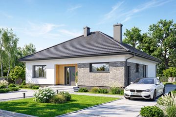  Projekt domu Aloes (WOF1149) - projekt domu parterowego - Zdjęcie 2